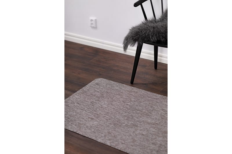 Tasokudottu Matto Porto 80x250 cm Pellava - Pellavanbeige - Kodintekstiilit & matot - Matto - Tasokudotut matot