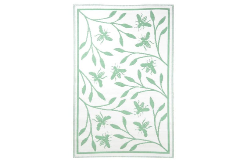 Esschert Design Ulkomatto 182 x122 cm mehiläiskuosi - Vihreä - Kodintekstiilit & matot - Matto - Ulkomatto