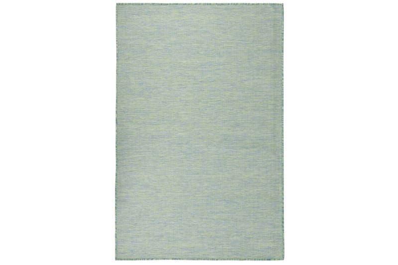 Ulkomatto Flatweave 100x200 cm turkoosi - Turkoosi - Kodintekstiilit & matot - Matto - Ulkomatto