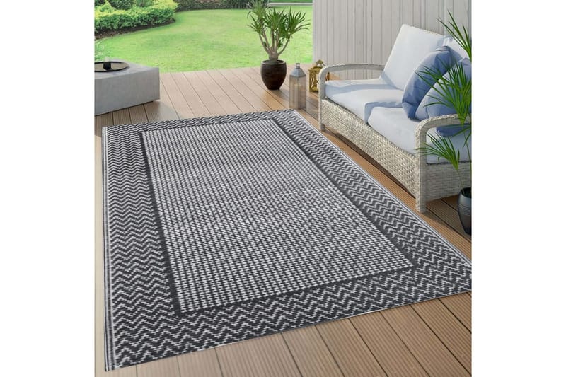 Ulkomatto harmaa 80x150 cm PP - Kodintekstiilit & matot - Matto - Ulkomatto