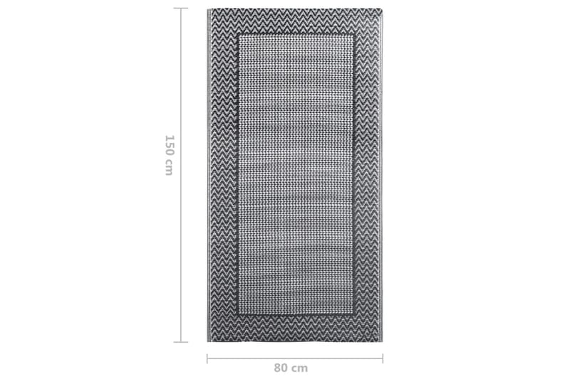 Ulkomatto harmaa 80x150 cm PP - Kodintekstiilit & matot - Matto - Ulkomatto