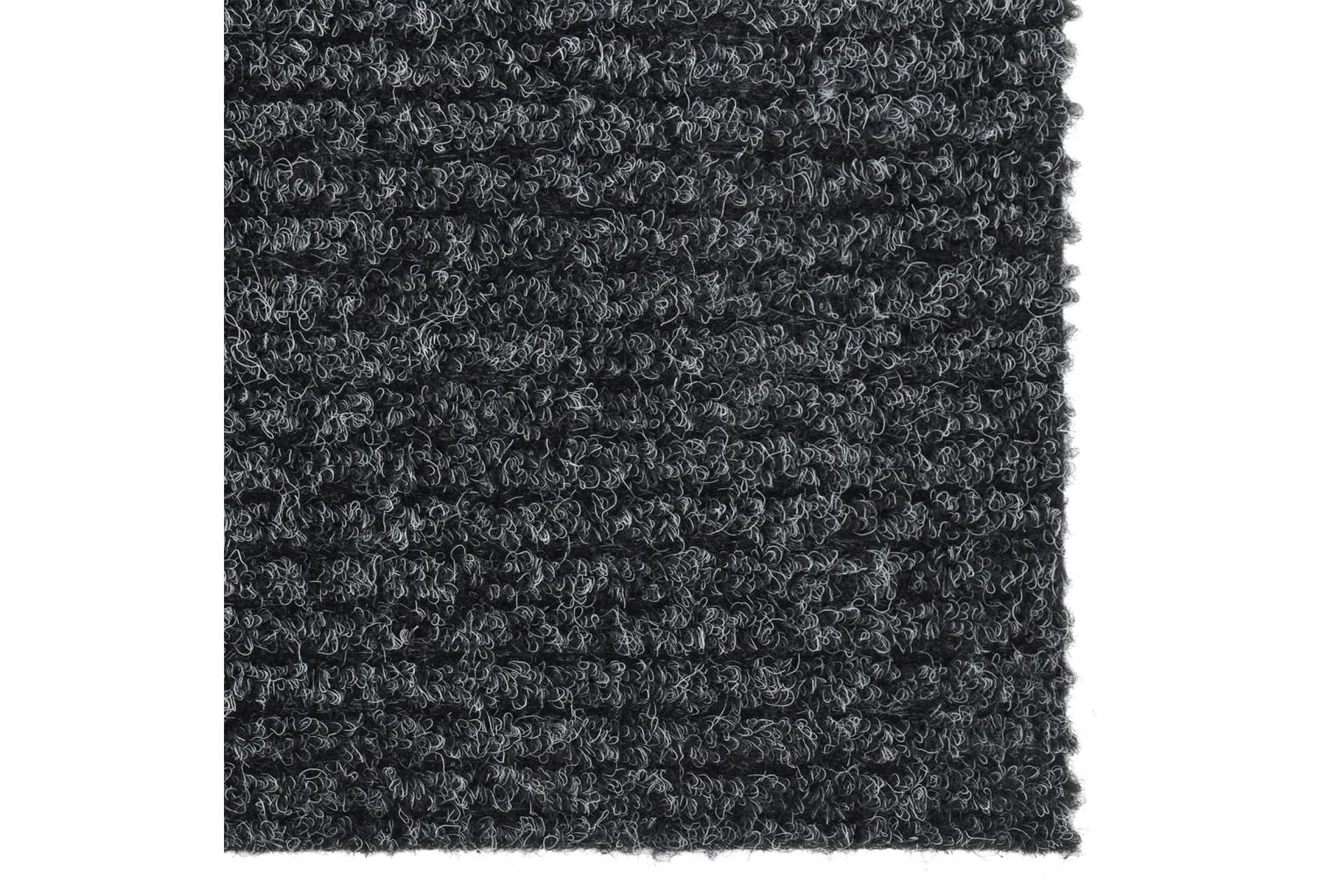 Käytävän kuramatto 100x350 cm antrasiitti - Antrasiitti - Kodintekstiilit & matot - Matto - Ulkomatto - Muovimatto