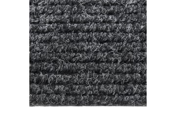 Käytävän kuramatto 100x350 cm antrasiitti - Antrasiitti - Kodintekstiilit & matot - Matto - Ulkomatto - Muovimatto