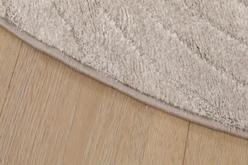 Konekudottu matto KM Home Genova Zen pyöreä 120x120 cm Pellava - pellava - Kodintekstiilit & matot - Matto - Moderni matto - Wilton-matto