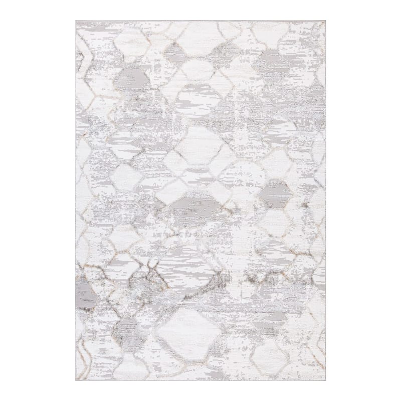 Matto Vanor 200x285 cm, kulta/harmaa