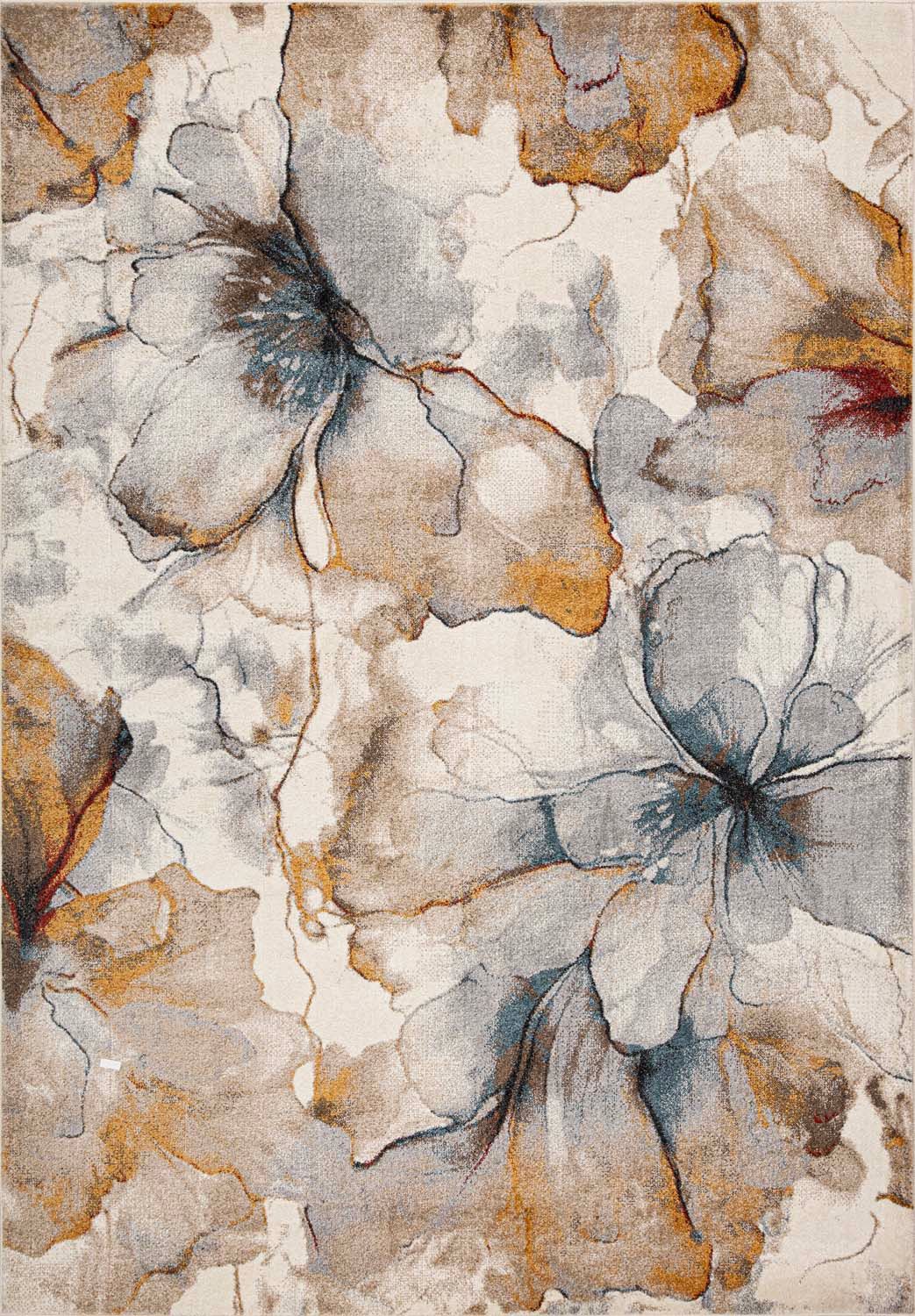 Matto Yelvi 133x190 cm - beige/oranssi