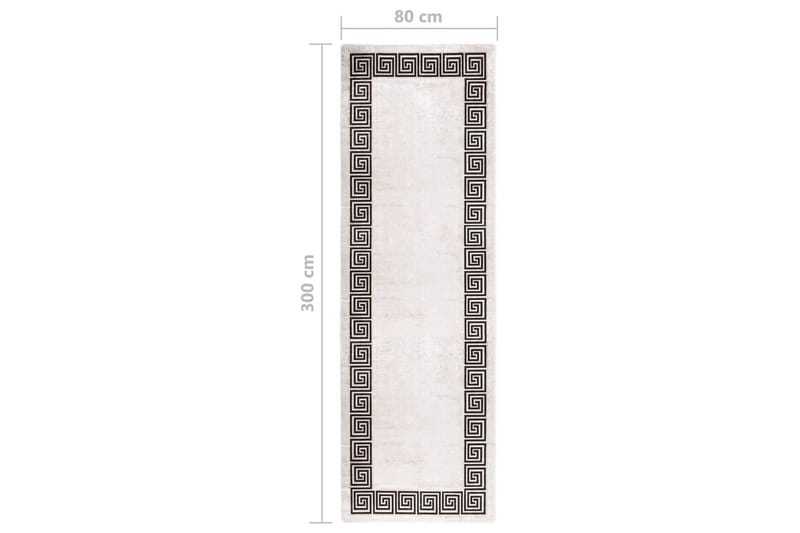 Matto pestävä 80x300 cm vaalea beige liukumaton - Beige - Kodintekstiilit & matot - Matto - Ulkomatto - Muovimatto
