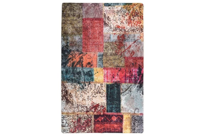 Matto pestävä tilkkutäkki 160x230 cm monivärinen liukumaton - Monivärinen - Kodintekstiilit & matot - Matto - Ulkomatto - Muovimatto
