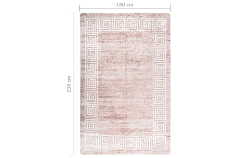 Matto pestävä 160x230 cm beige liukumaton - Beige - Kodintekstiilit & matot - Matto - Ulkomatto - Muovimatto