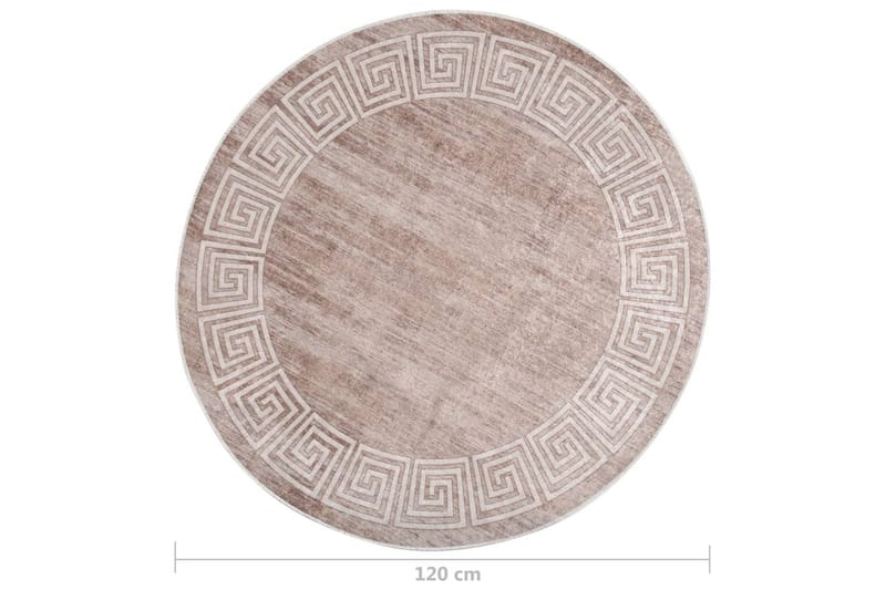 Matto pestävä Ï†120 cm beige liukumaton - Beige - Kodintekstiilit & matot - Matto - Ulkomatto - Muovimatto