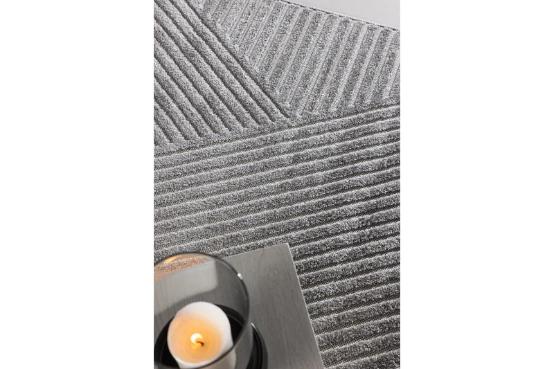 Muovimatto Aron 240x340 cm - Harmaa - Kodintekstiilit & matot - Matto - Ulkomatto - Parvekematto & terassimatto