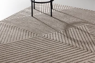 Muovimatto Aron 240x340 cm - Ruskea - Kodintekstiilit & matot - Matto - Moderni matto - Wilton-matto