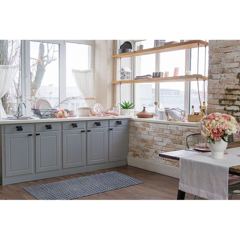 Muovimatto Hilma Link - 150x220 cm, Sininen - Kodintekstiilit & matot - Matto - Ulkomatto - Parvekematto & terassimatto