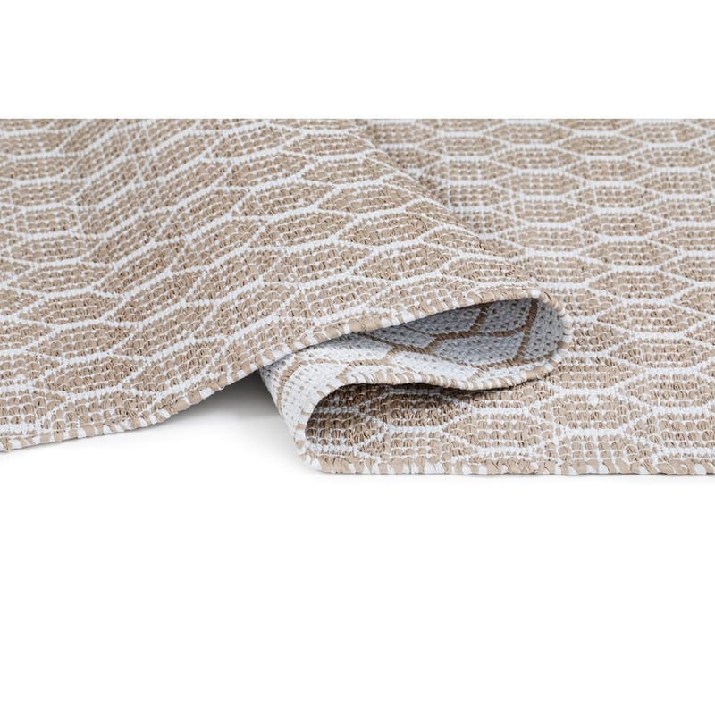 Muovimatto Hilma Link - 150x220 cm, Pellava - Kodintekstiilit & matot - Matto - Ulkomatto - Parvekematto & terassimatto