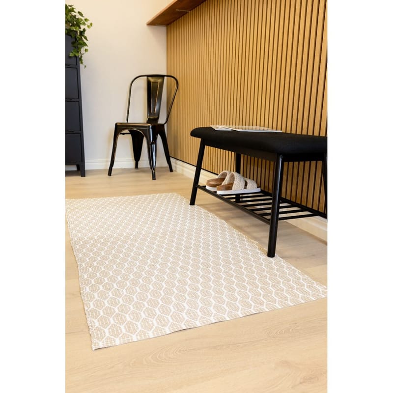 Muovimatto Hilma Link - 70x150 cm, Pellava - Kodintekstiilit & matot - Matto - Ulkomatto - Parvekematto & terassimatto