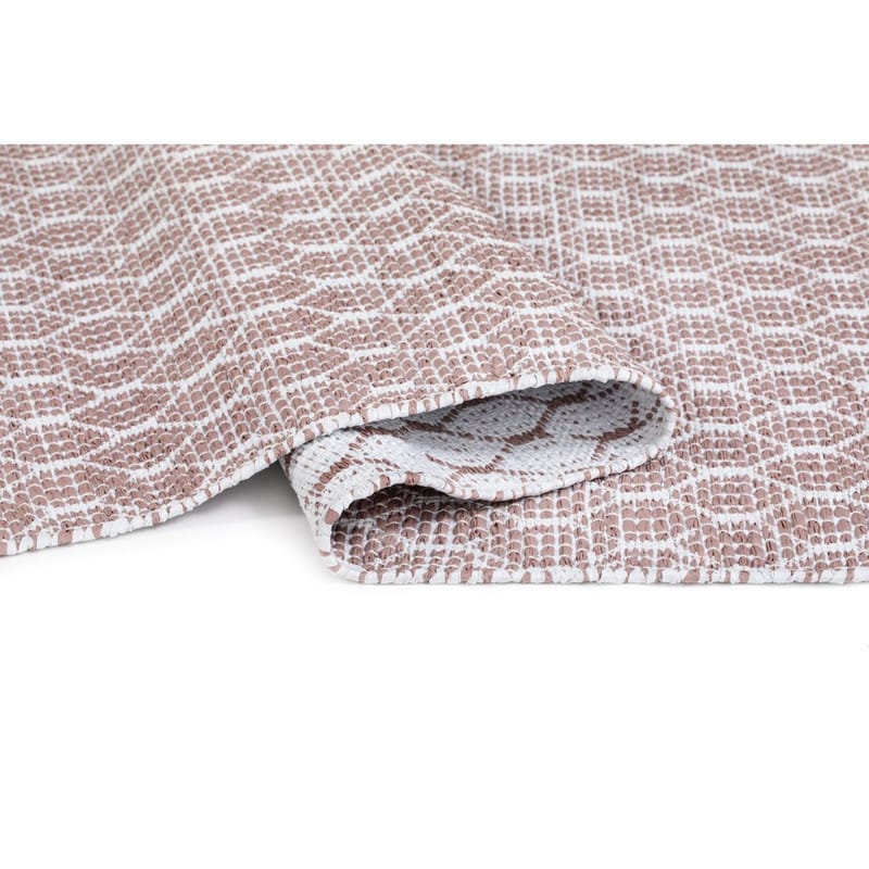 Muovimatto Hilma Link - 70x300 cm, Vaaleanpunainen - Kodintekstiilit & matot - Matto - Ulkomatto - Parvekematto & terassimatto