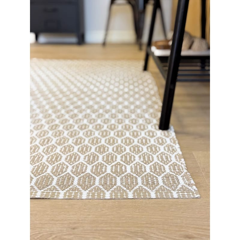 Muovimatto Hilma Link - 70x300 cm, Pellava - Kodintekstiilit & matot - Matto - Ulkomatto - Parvekematto & terassimatto