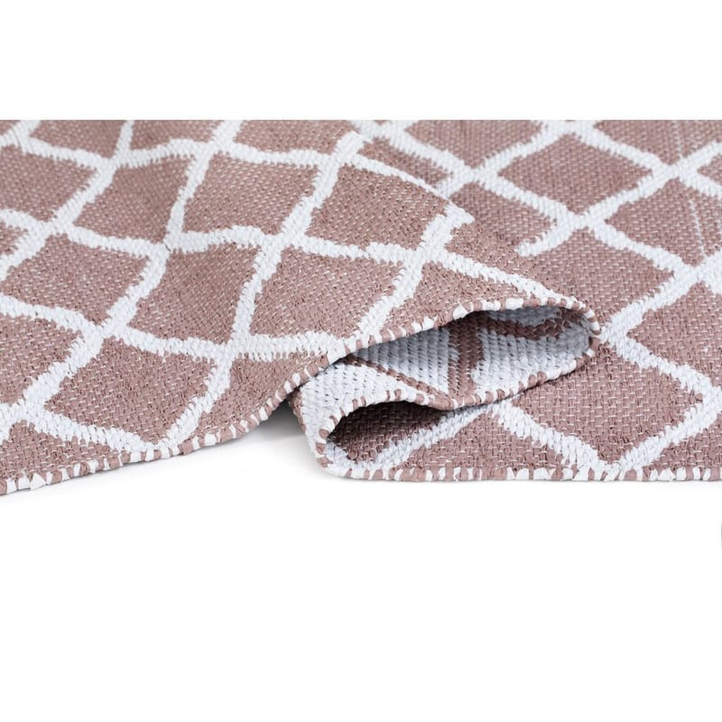 Muovimatto Hilma Wave - 150x220 cm, Vaaleanpunainen - Kodintekstiilit & matot - Matto - Ulkomatto - Parvekematto & terassimatto