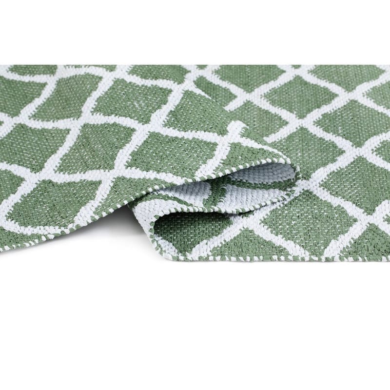 Muovimatto Hilma Wave - 150x220 cm, Vihreä - Kodintekstiilit & matot - Matto - Ulkomatto - Parvekematto & terassimatto