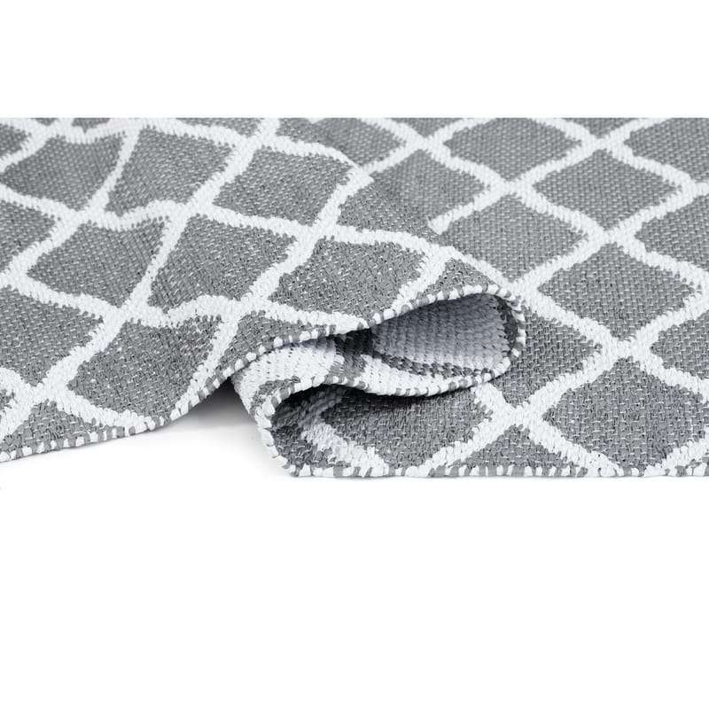 Muovimatto Hilma Wave - 70x150 cm, Harmaa - Kodintekstiilit & matot - Matto - Ulkomatto - Parvekematto & terassimatto