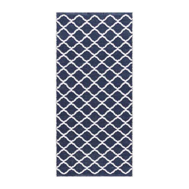 Muovimatto Hilma Wave, 70x150 cm, Sininen