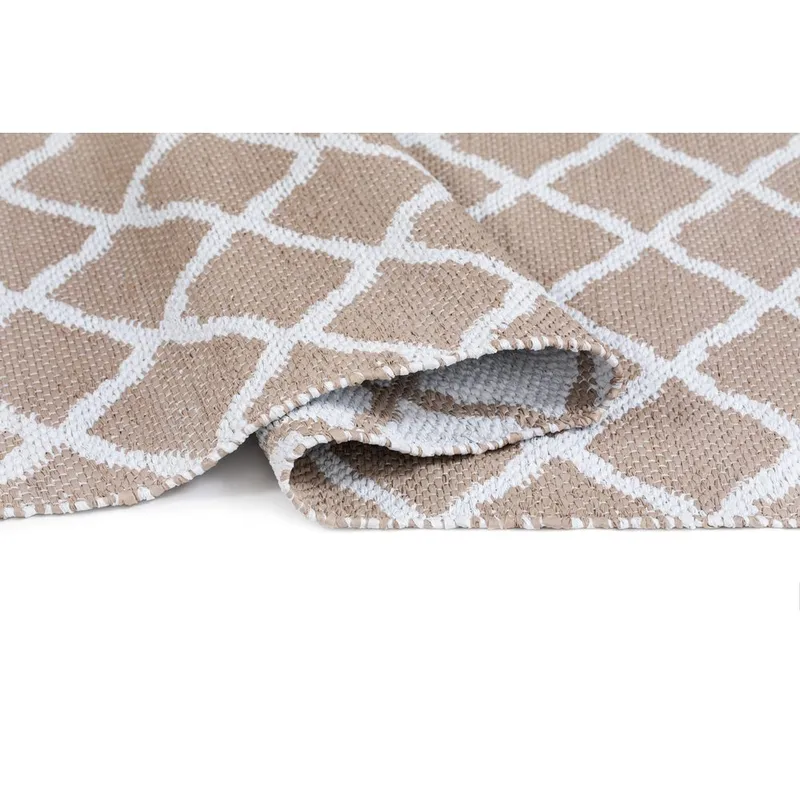 Muovimatto Hilma Wave - 70x150 cm, Pellava - Kodintekstiilit & matot - Matto - Ulkomatto - Parvekematto & terassimatto