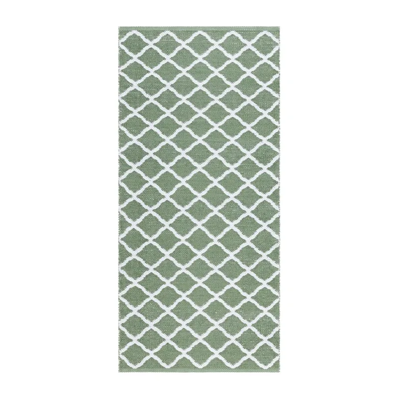Muovimatto Hilma Wave, 70x250 cm, Vihreä
