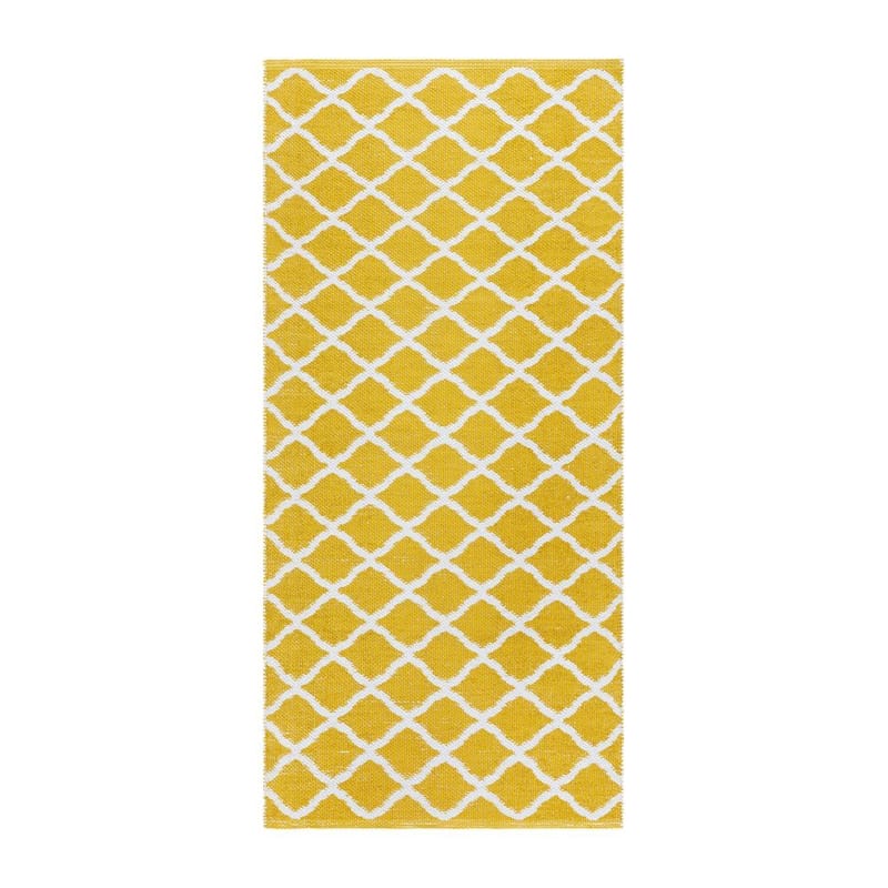 Muovimatto Hilma Wave, 70x300 cm, Keltainen