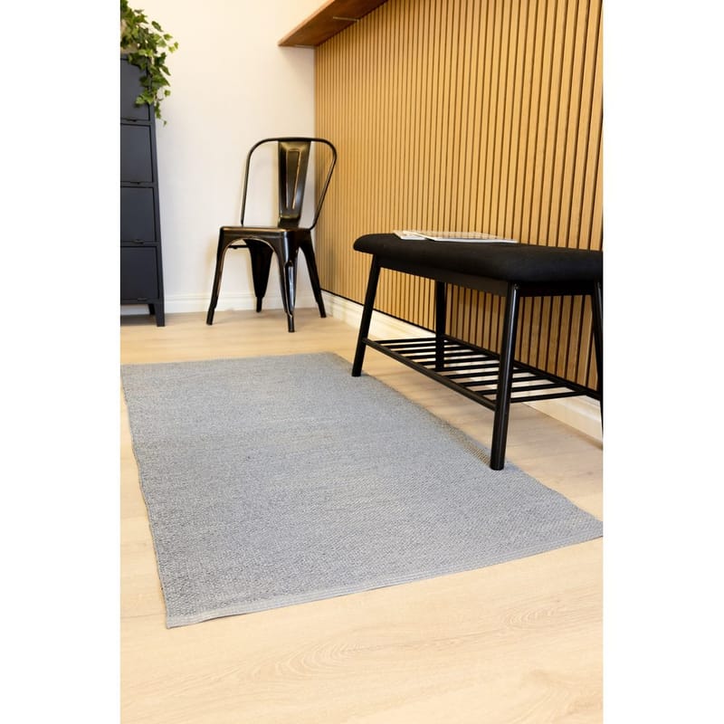 Muovimatto Hilma Plain - 150x220 cm, Harmaa - Kodintekstiilit & matot - Matto - Ulkomatto - Parvekematto & terassimatto