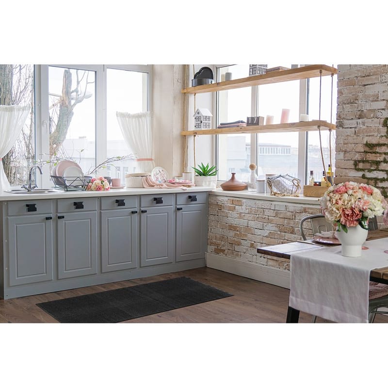 Muovimatto Hilma Plain - 150x220 cm, Musta - Kodintekstiilit & matot - Matto - Ulkomatto - Parvekematto & terassimatto