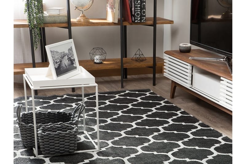 Matto Aladana 140x200 - Musta - Kodintekstiilit & matot - Matto - Ulkomatto - Muovimatto