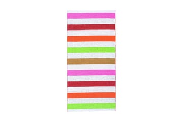 Muovimatto Happy 200x300 Käännettävä PVC Punainen