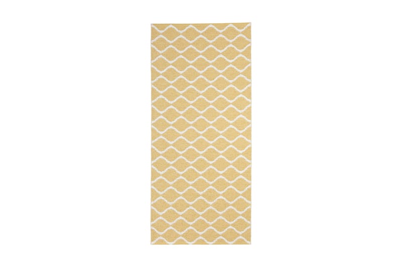 Muovimatto Wave 150x150 Käännettävä PVC Keltainen - Horredsmattan - Kodintekstiilit & matot - Matto - Ulkomatto - Muovimatto
