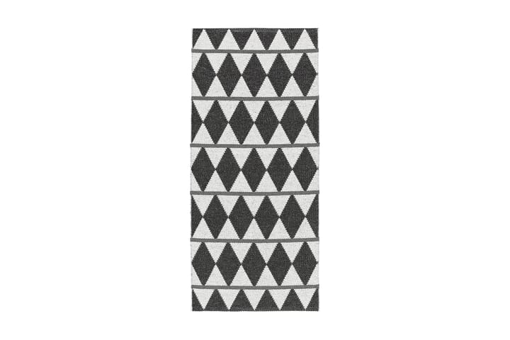 Muovimatto Zigge 70x100 Käännettävä PVC Musta - Horredsmattan - Räsymatto
 - Käsintehdyt matot - Yksiväriset matot - Kumipohjamatot - Pyöreät matot - Pienet matot - Iso matto