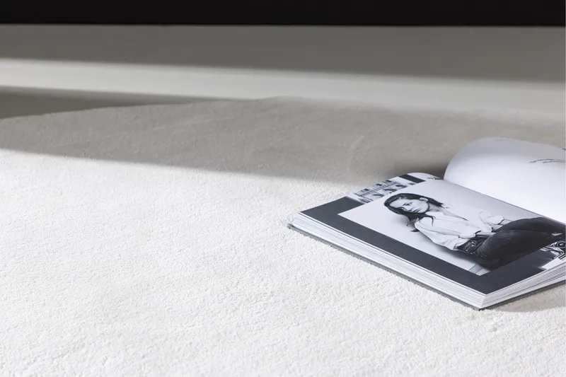 Muovimatto Nixie 200 cm Rund - Valkoinen - Kodintekstiilit & matot - Matto - Ulkomatto - Parvekematto & terassimatto