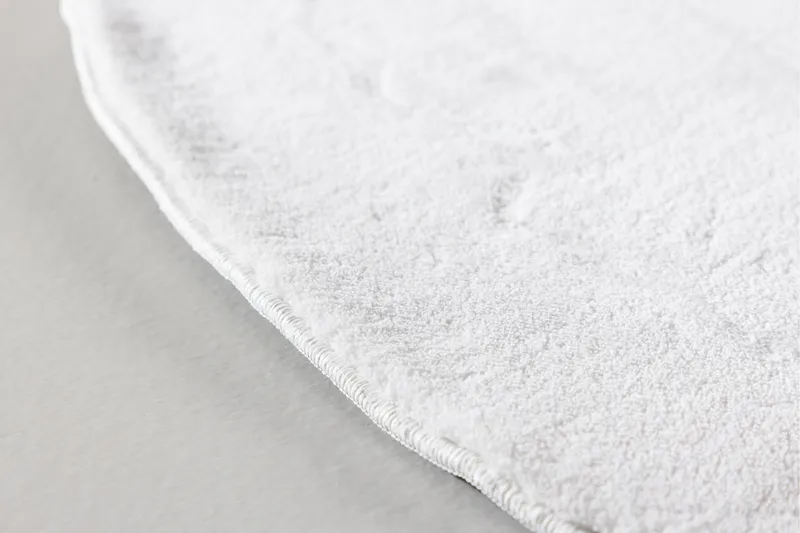 Muovimatto Nixie 200 cm Rund - Valkoinen - Kodintekstiilit & matot - Matto - Ulkomatto - Parvekematto & terassimatto