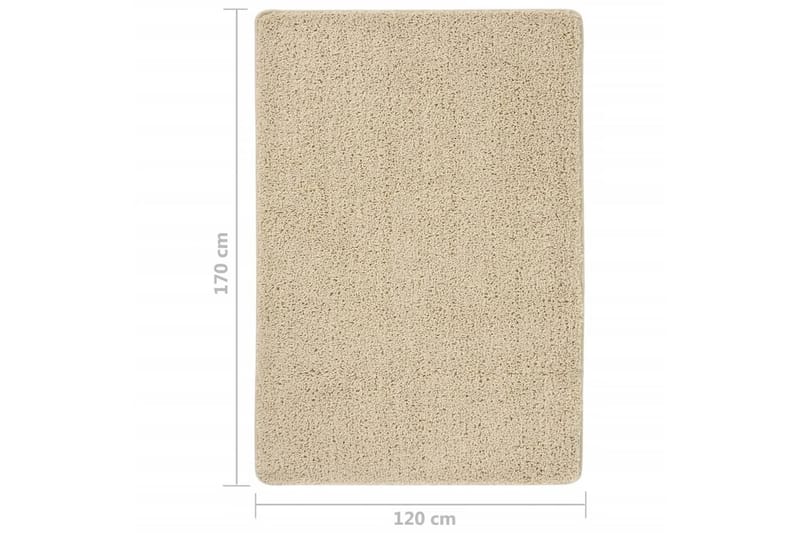 Pörrömatto kerma 120x170 cm liukumaton - Kerma - Kodintekstiilit & matot - Matto - Ulkomatto - Muovimatto