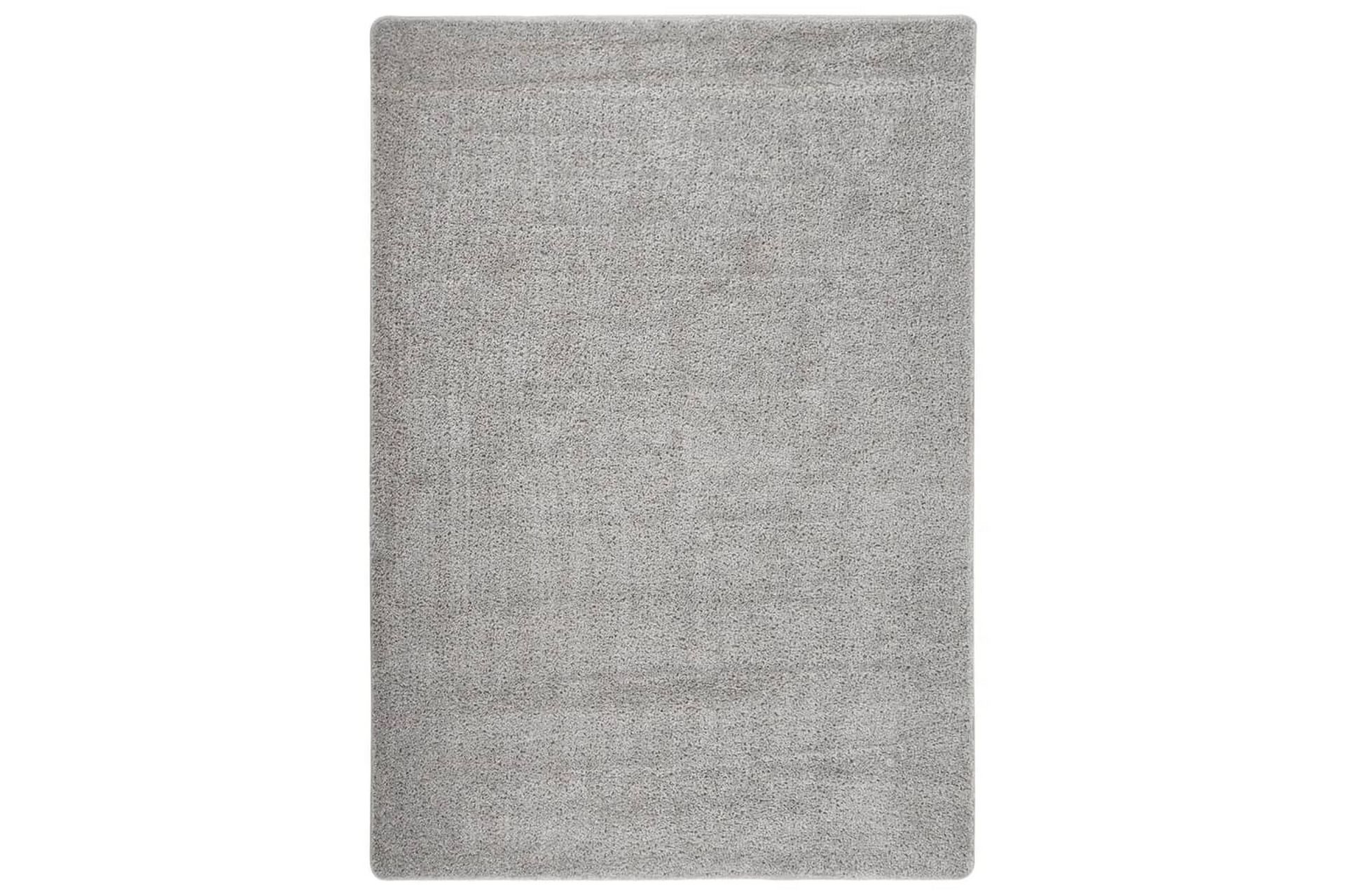 Pörrömatto vaaleanharmaa 160x230 cm liukumaton - Harmaa - Kodintekstiilit & matot - Matto - Ulkomatto - Muovimatto