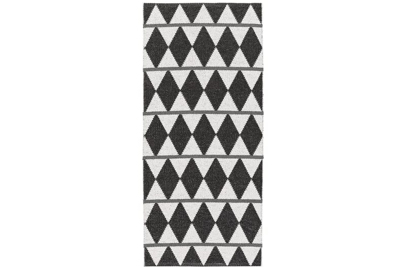 Räsymatto Zigge 70x400 cm Musta - Horredsmattan - Kodintekstiilit & matot - Matto - Ulkomatto - Muovimatto