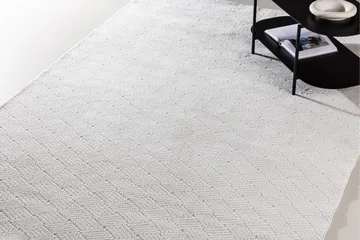 Muovimatto Todd 200x290 cm - Valkoinen - Kodintekstiilit & matot - Matto - Moderni matto - Puuvillamatto
