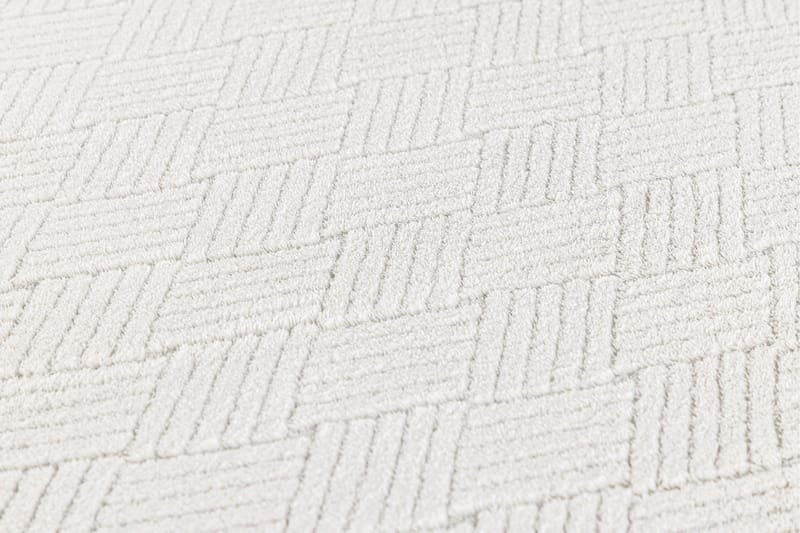 Muovimatto Todd 200x290 cm - Valkoinen - Kodintekstiilit & matot - Matto - Ulkomatto - Parvekematto & terassimatto