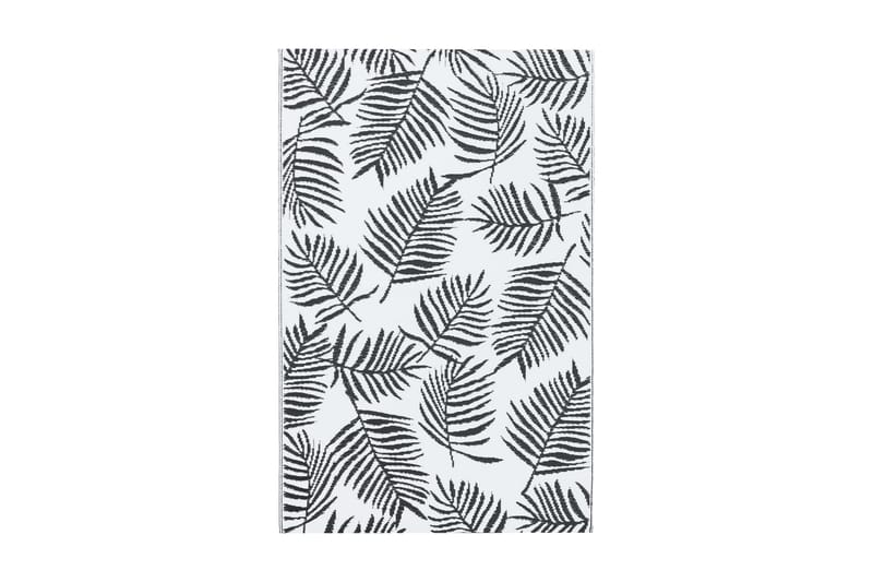 Ulkomatto mustavalkoinen 80x150 cm PP - Kodintekstiilit & matot - Matto - Ulkomatto