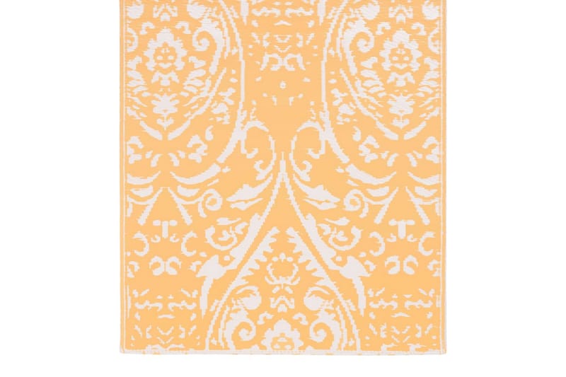 Ulkomatto oranssi ja valkoinen 190x290 cm PP - Kodintekstiilit & matot - Matto - Ulkomatto