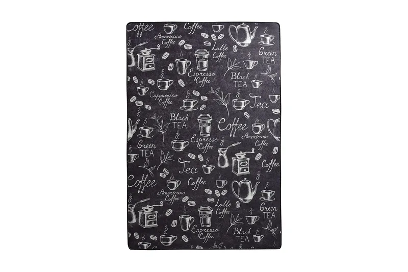 Eteismatto Acindino 80x200 cm, Musta / Sametti