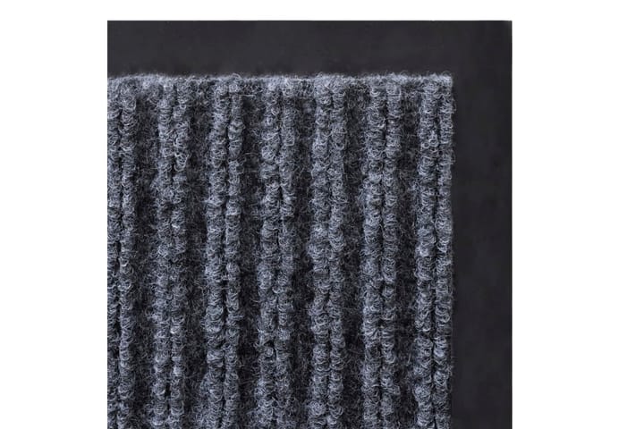 Harmaa PVC Ovimatto 90 x 150 cm - Harmaa - Eteisen matto & kynnysmatto