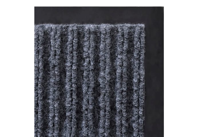 Harmaa PVC Ovimatto 90 x 120 cm - Harmaa - Eteisen matto & kynnysmatto