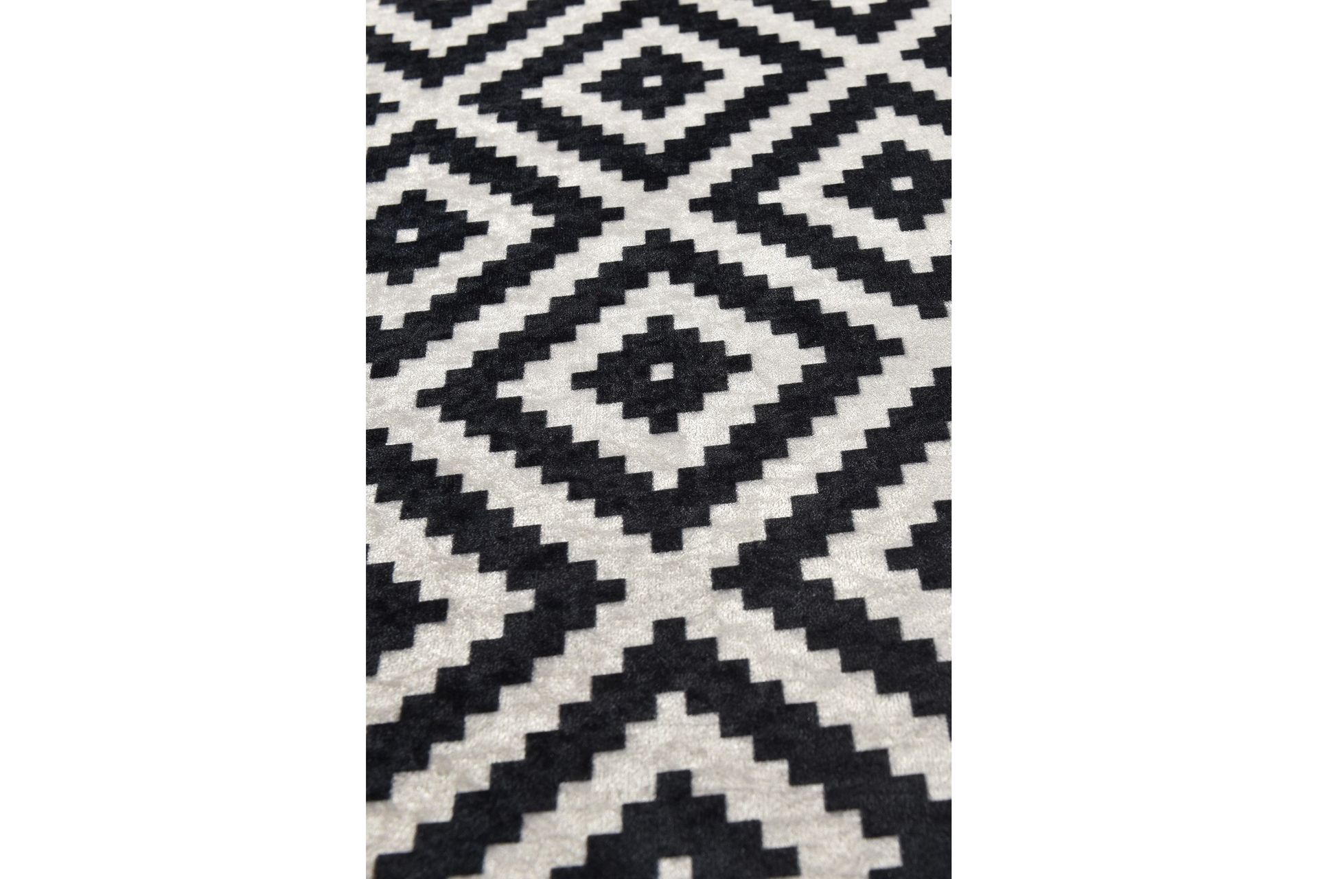 Käytävämatto Blackwhite 80x200 cm - Monivärinen / Sametti - Kodintekstiilit & matot - Matto - Ulkomatto - Eteisen matto & kynnysmatto