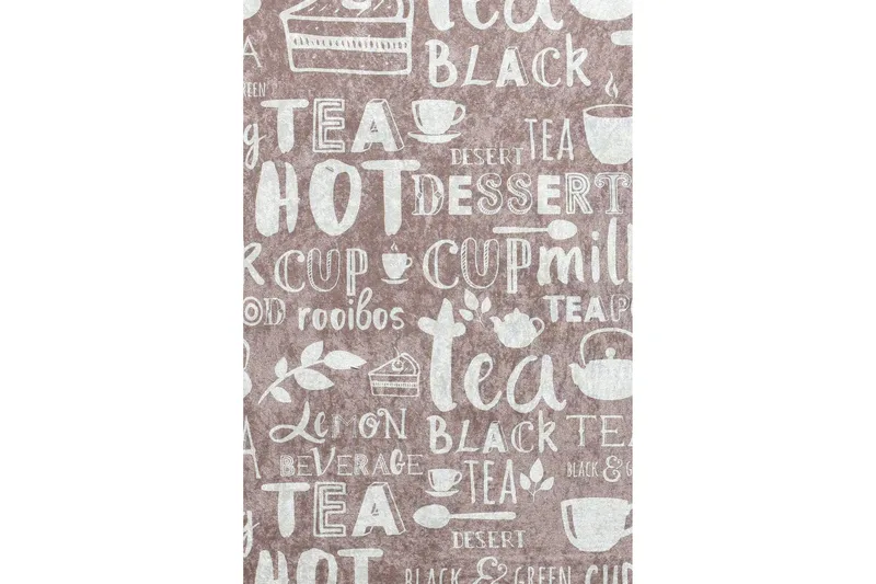 Käytävämatto Calenta 80x200 cm - Beige/Valkoinen/Sametti - Kodintekstiilit & matot - Matto - Ulkomatto - Eteisen matto & kynnysmatto