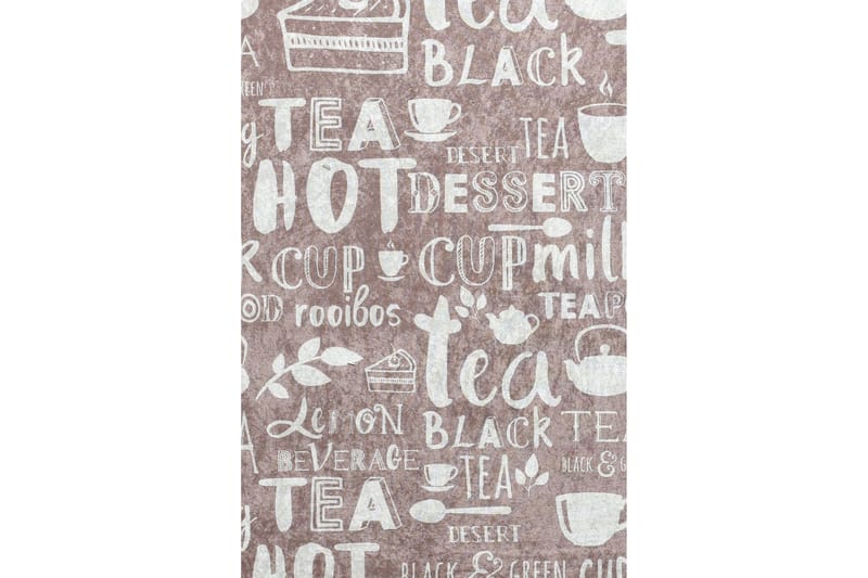 Käytävämatto Calenta 80x200 cm - Beige/Valkoinen/Sametti - Kodintekstiilit & matot - Matto - Ulkomatto - Eteisen matto & kynnysmatto