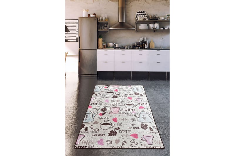 Käytävämatto Calenta 80x200 cm - Monivärinen / Sametti - Kodintekstiilit & matot - Matto - Ulkomatto - Eteisen matto & kynnysmatto